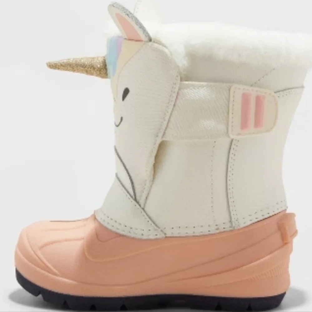 Cat & Jack Frankie Winter Boots - Cream